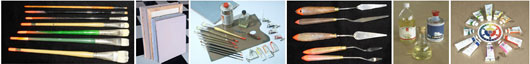 oil painting materials